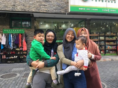 Jeunes femmes musulmanes à Nankin nov 2018.JPG